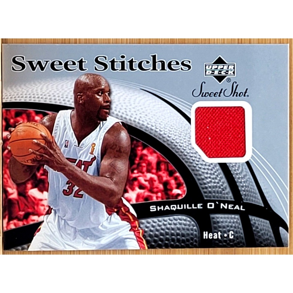 2006-07 UPPER DECK SWEET SHOT SHAQUILLE O'NEAL SWEET STITCHES GAME USED RELIC